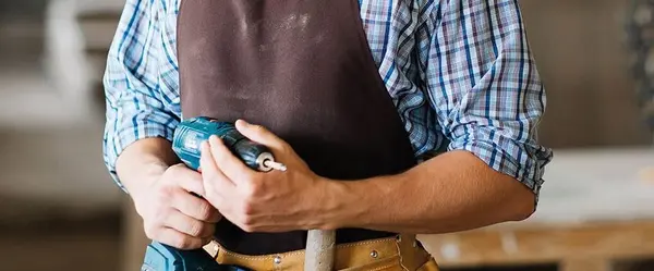 Handwerker bei der Arbeit